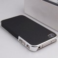 ΠΡΟΣΦΟΡΑ ΘΗΚΗ Arrival Luxury Steel Chrome Deluxe Leather Back Cover Case For iPhone 4 4G 4S + ΑΥΘΕΝΤΙΚΑ ΑΚΟΥΣΤΙΚΑ Samsung ΓΙΑ Samsung Apple Sony Nokia HTC Lenovo ΚΑΙ ΟΛΑ ΤΑ ΚΙΝΗΤΑ +ΔΩΡΟ ΚΑΛΩΔΙΟ GOLD HDMI ΠΕΝΤΕ ΜΕΤΡΩΝ  